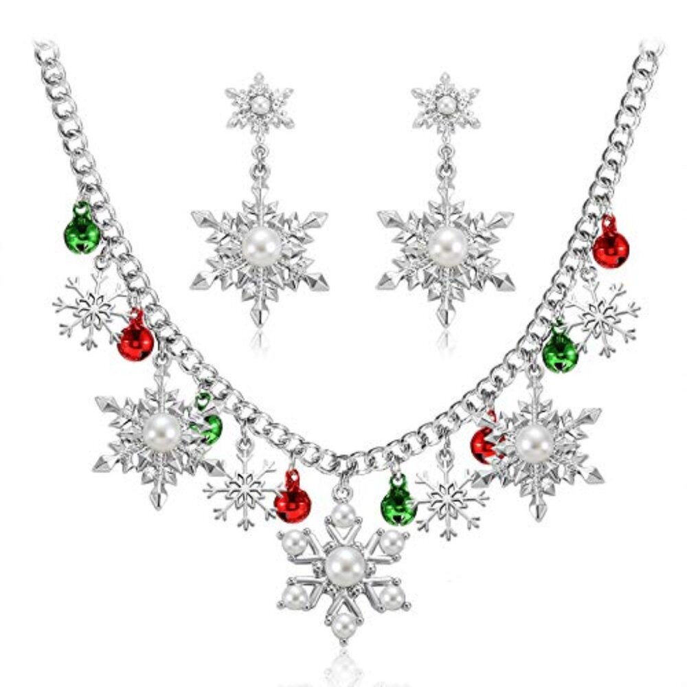 Christmas Necklace Colorful - Picture 1 of 1
